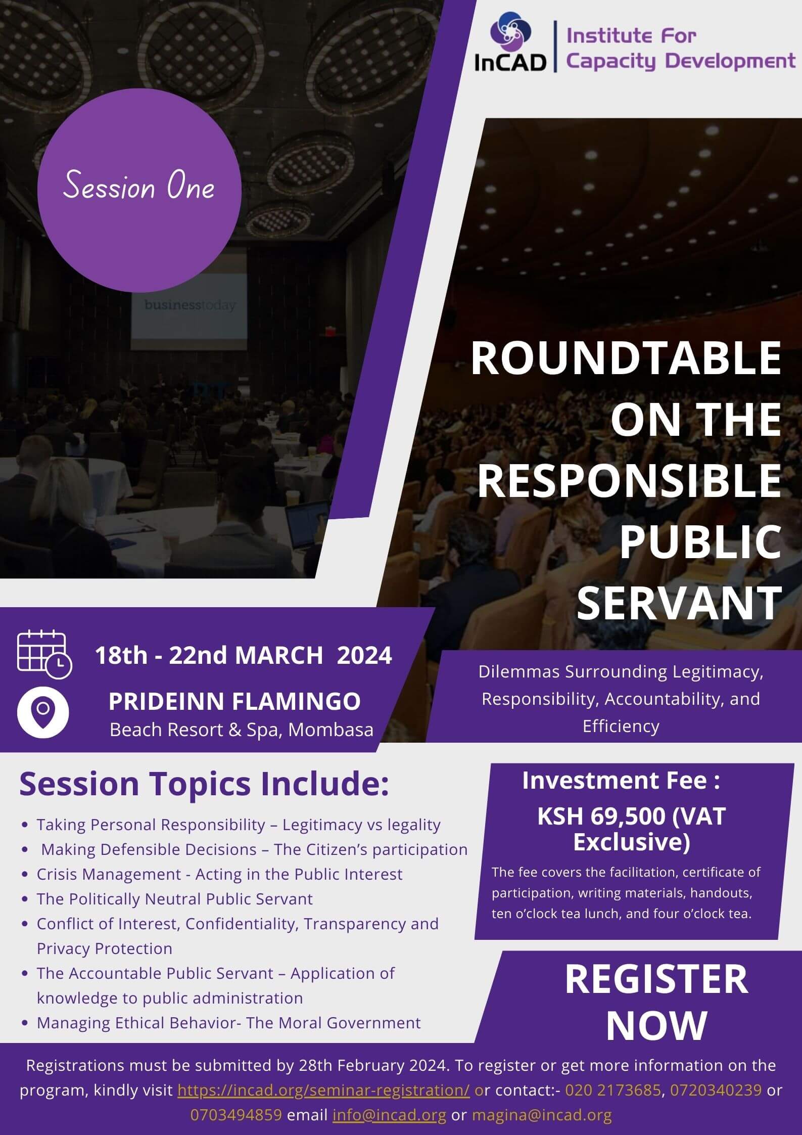 Roundtable On The Responsible Public Servant