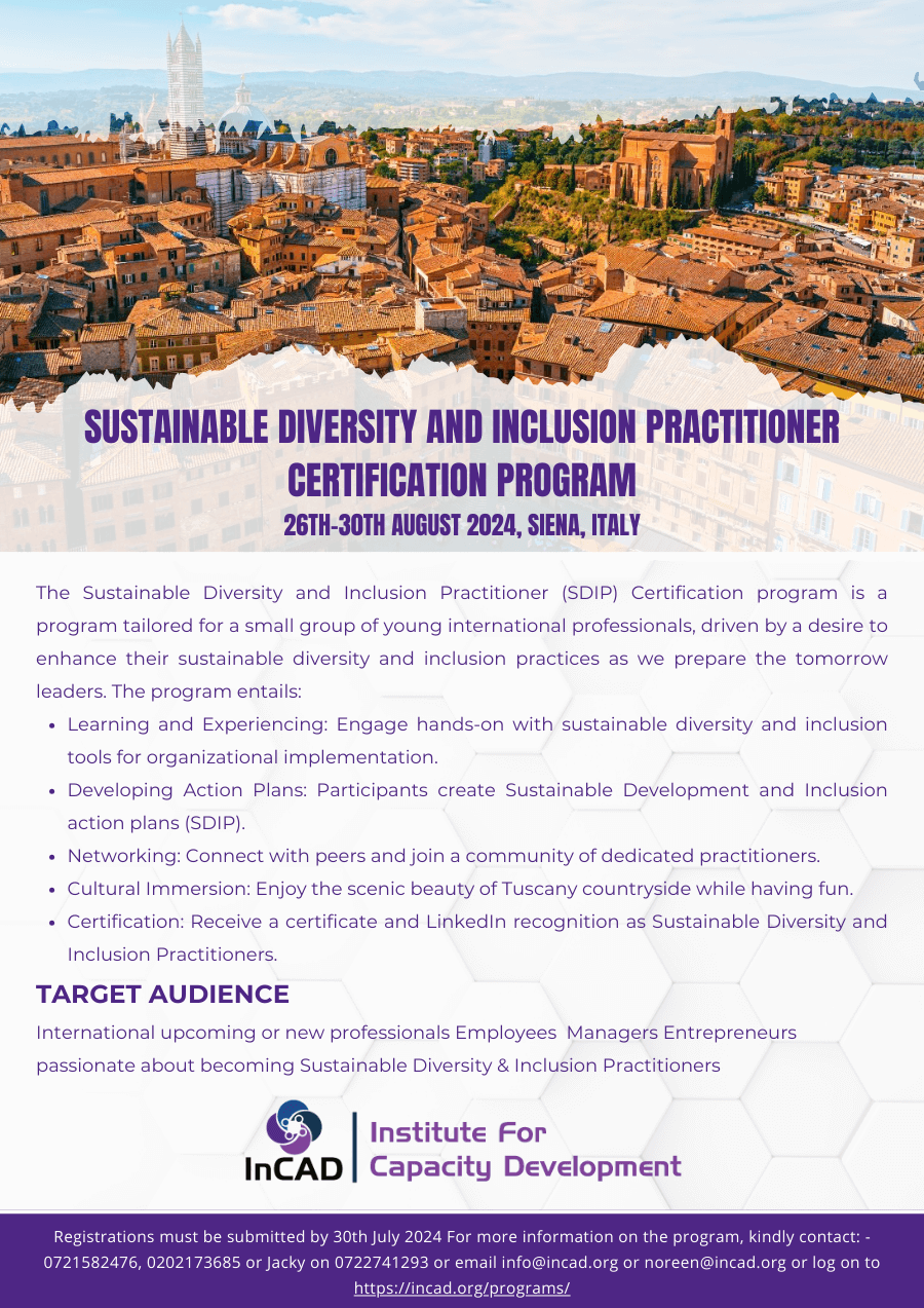 Sustainable Diversity And Inclusion Practitioner Certification Program